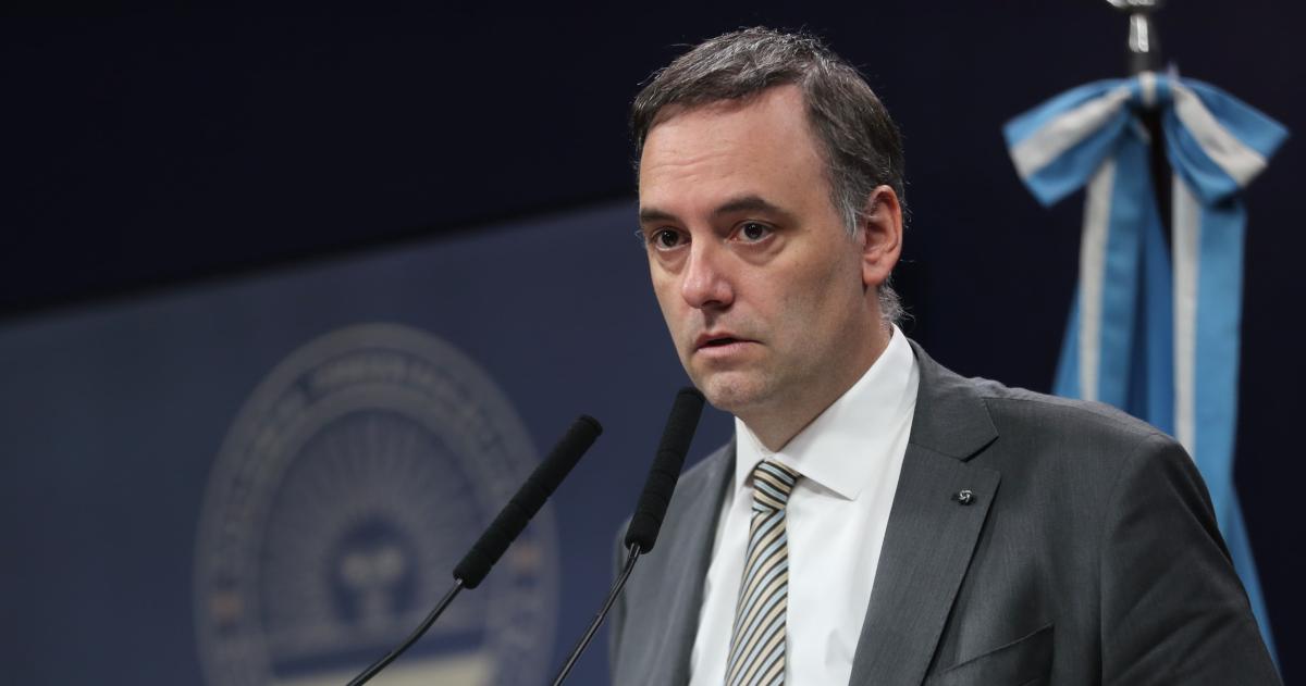 El jefe de Gabinete Manuel Adorni