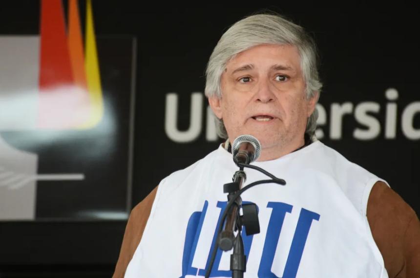 El secretario general de ADU Santiago Audisio recordó que el paro es un derecho