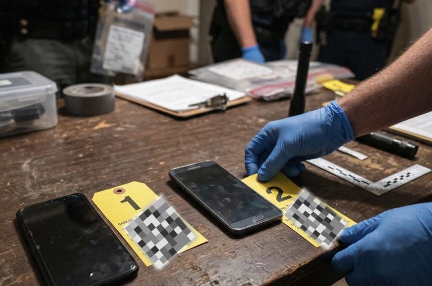 En el operativo se le secuestró el arma reglamentaria y teléfonos celulares