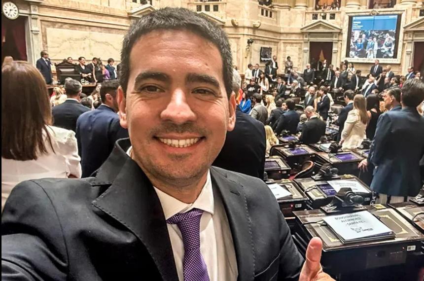 El diputado nacional libertario Adri�n Ravier