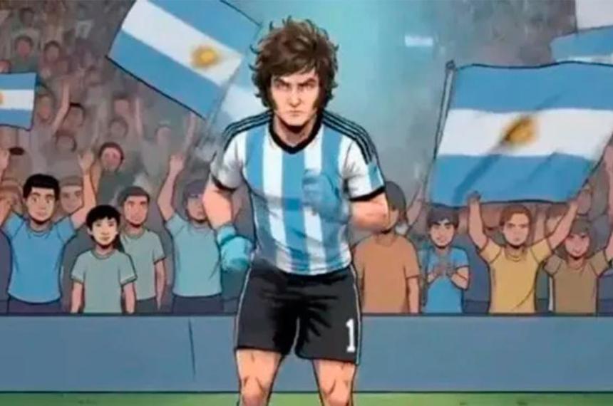 Supercampeones- el spot de Milei que mezcla goles ajuste y batalla política