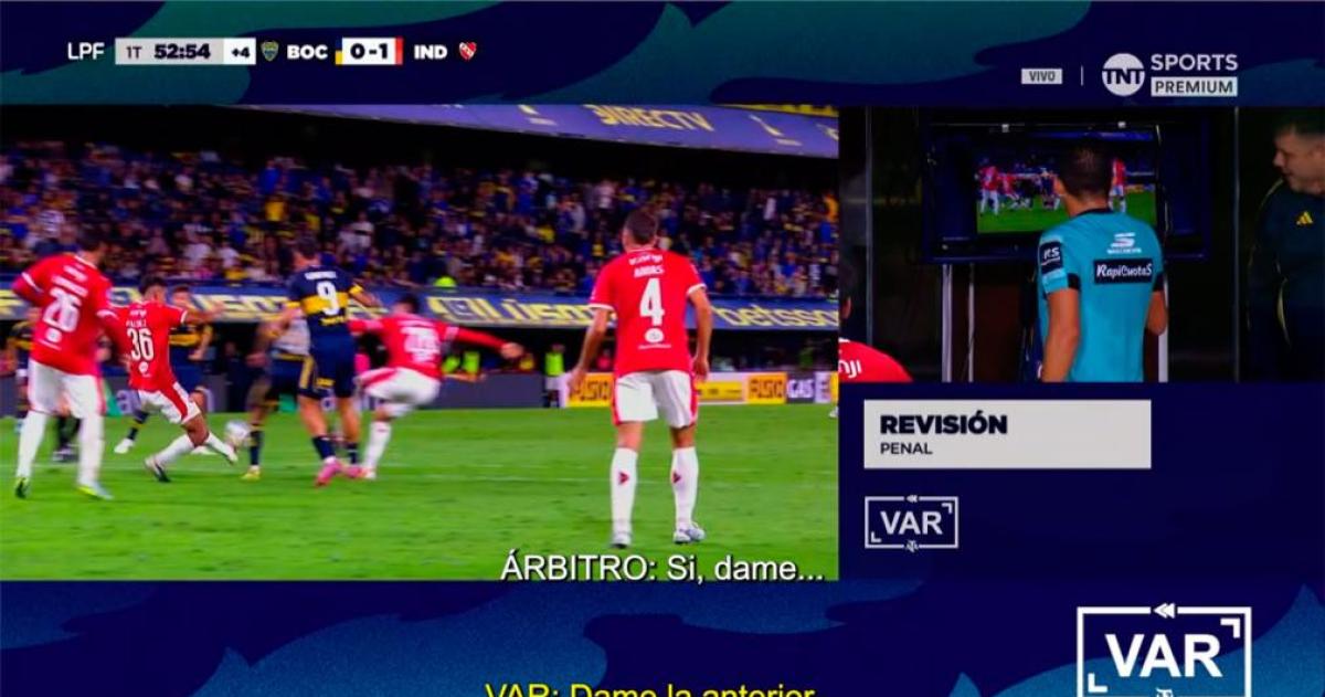 El VAR habló- los audios que justifican el penal para Boca y reavivan la polémica