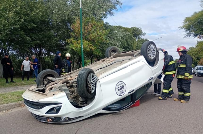 El taxista fue atendido por personal del SEM