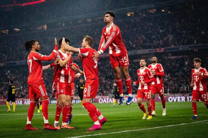 El Bayern de la mano del colombiano Luis Di�z semetió en semifinales