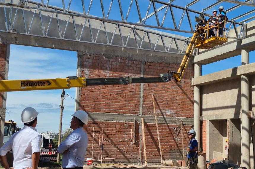 La obra se hace a buen ritmo