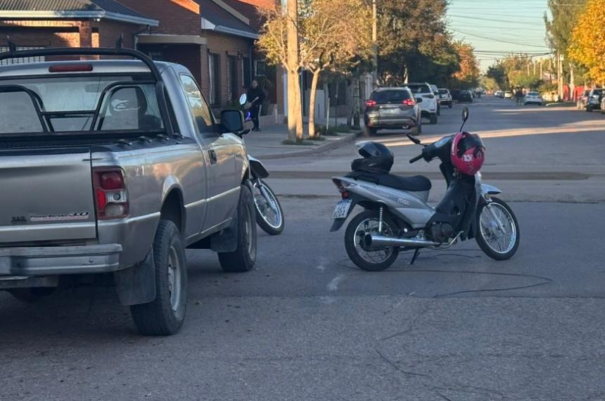El impacto contra el pavimento le ocasionó diversas escoriaciones