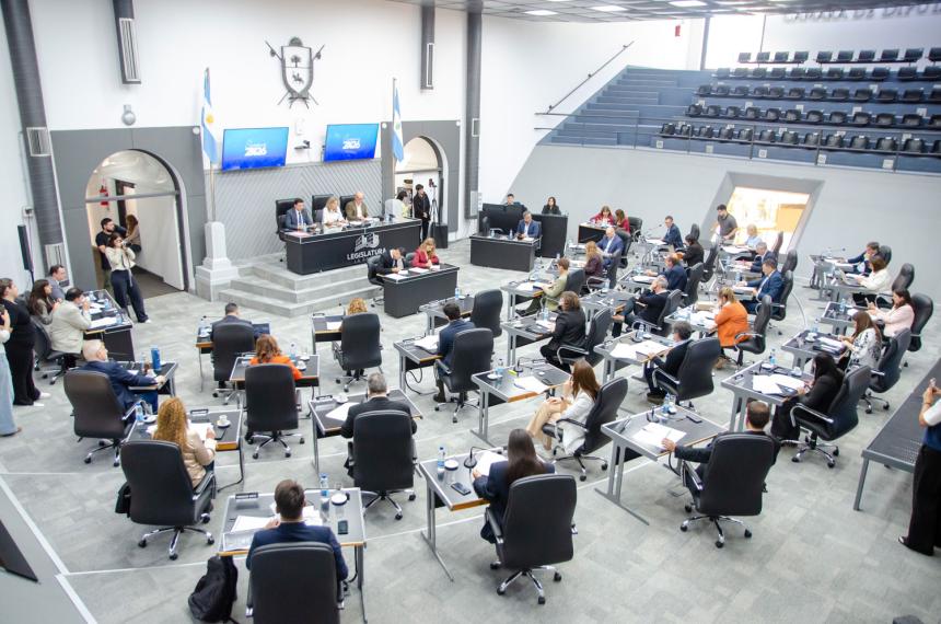 La C�mara de Diputados de la provincia sesionó este viernes