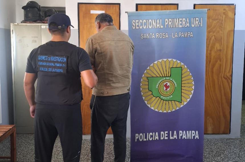 El santarroseño detenido por la Seccional Primera