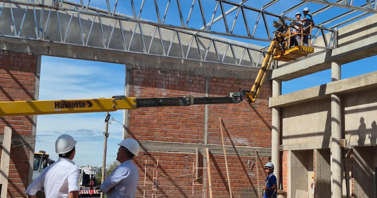 La obra se hace a buen ritmo