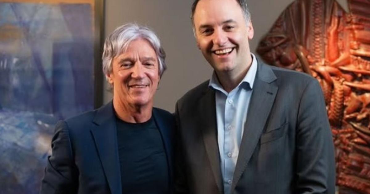 Manuel Adorni y su amigo Marcelo Grandio