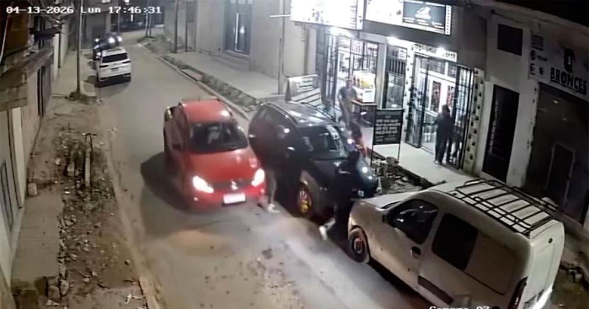  Un conductor se hartó y arremetió contra un ladrón