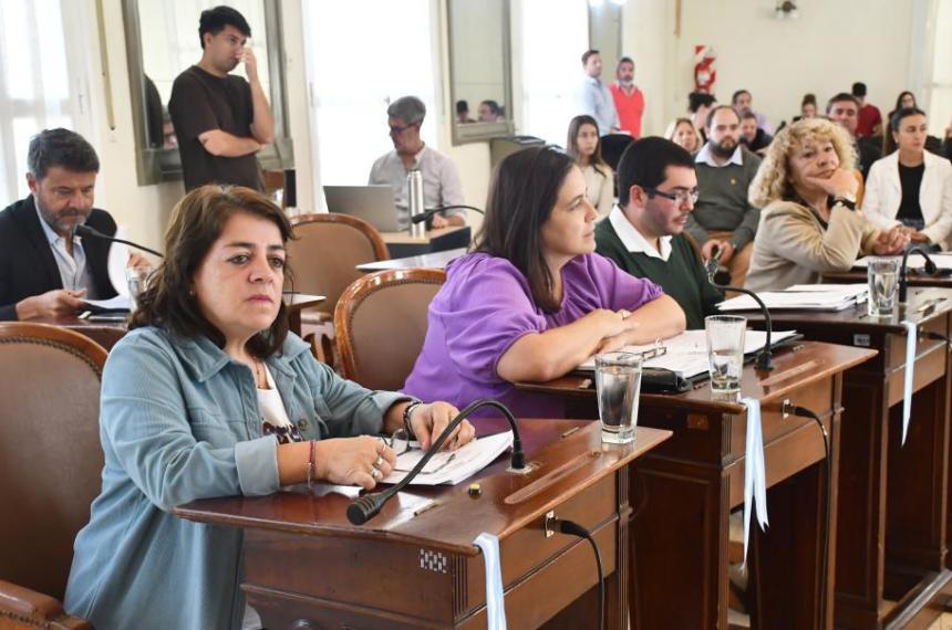 Los bloques de oposición el jueves en el Concejo