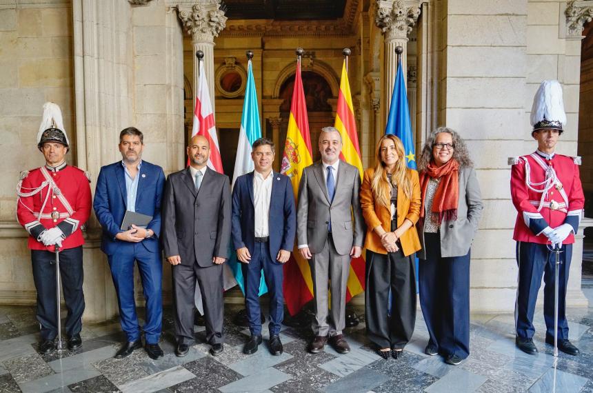 Axel Kicillof en Barcelona