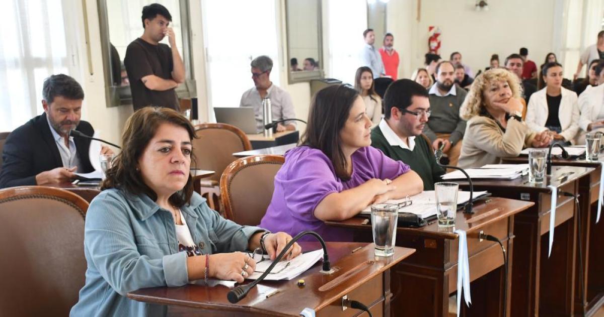 Los bloques de oposición el jueves en el Concejo