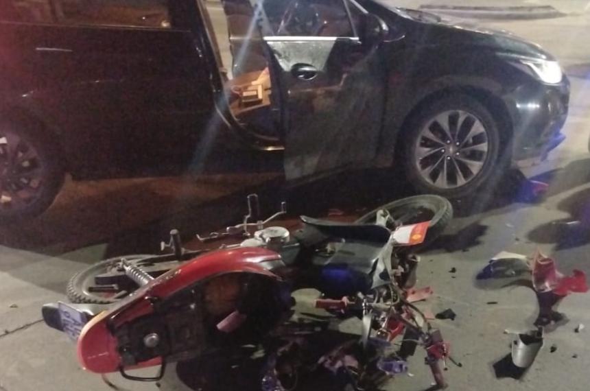 El choque se produjo en Circunvalación y Palacios