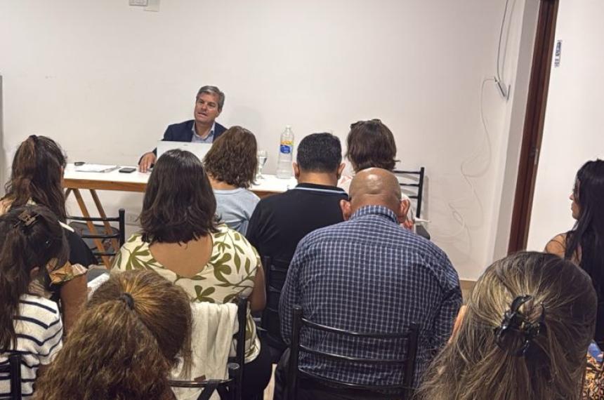  El juez de Faltas de Santa Rosa César Ortiz estuvo en AGEMPA