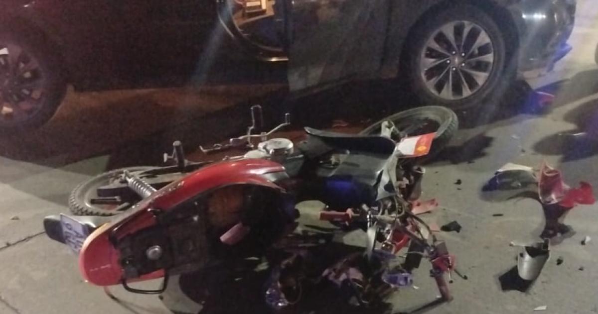 El choque se produjo en Circunvalación y Palacios