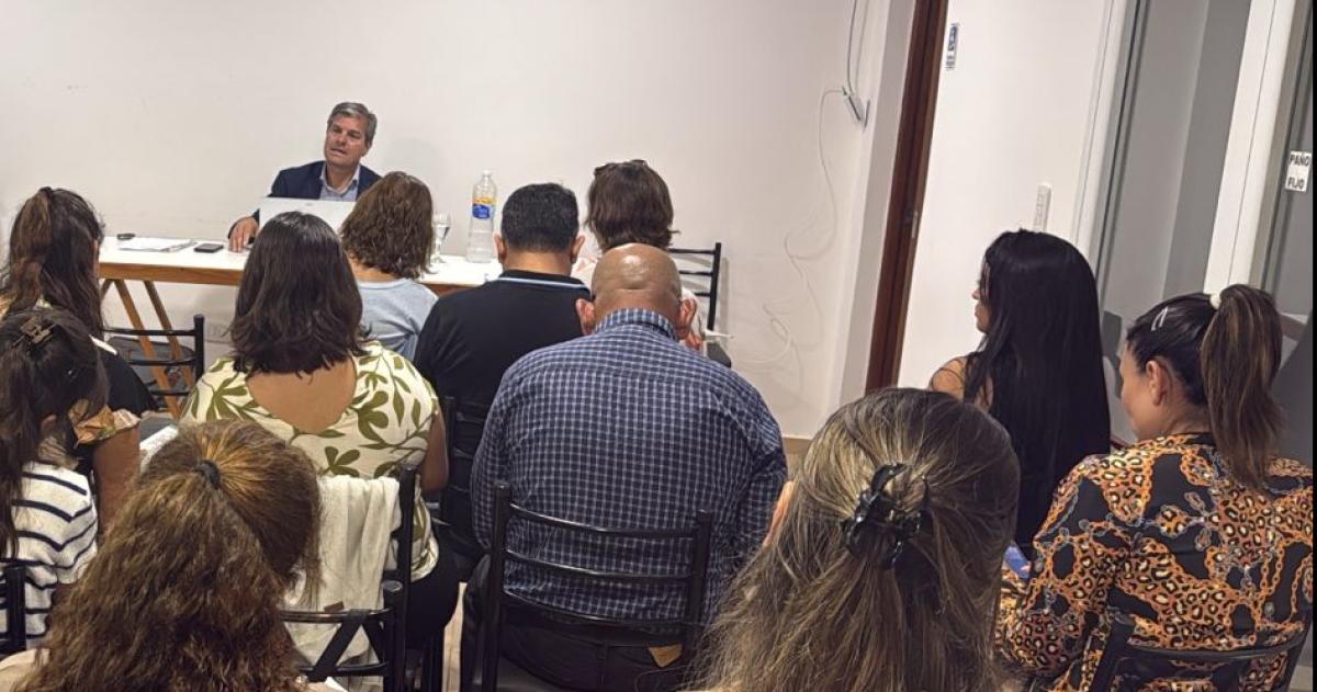  El juez de Faltas de Santa Rosa César Ortiz estuvo en AGEMPA