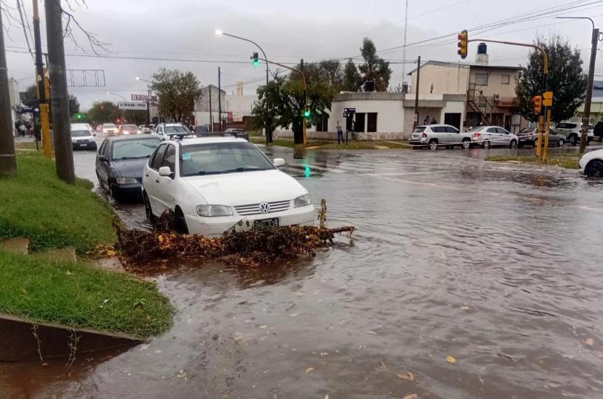 Santa Rosa otra vez una tormenta causó inundaciones