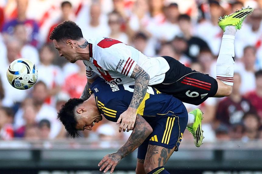 River y Boca ya juegan en Nuñez