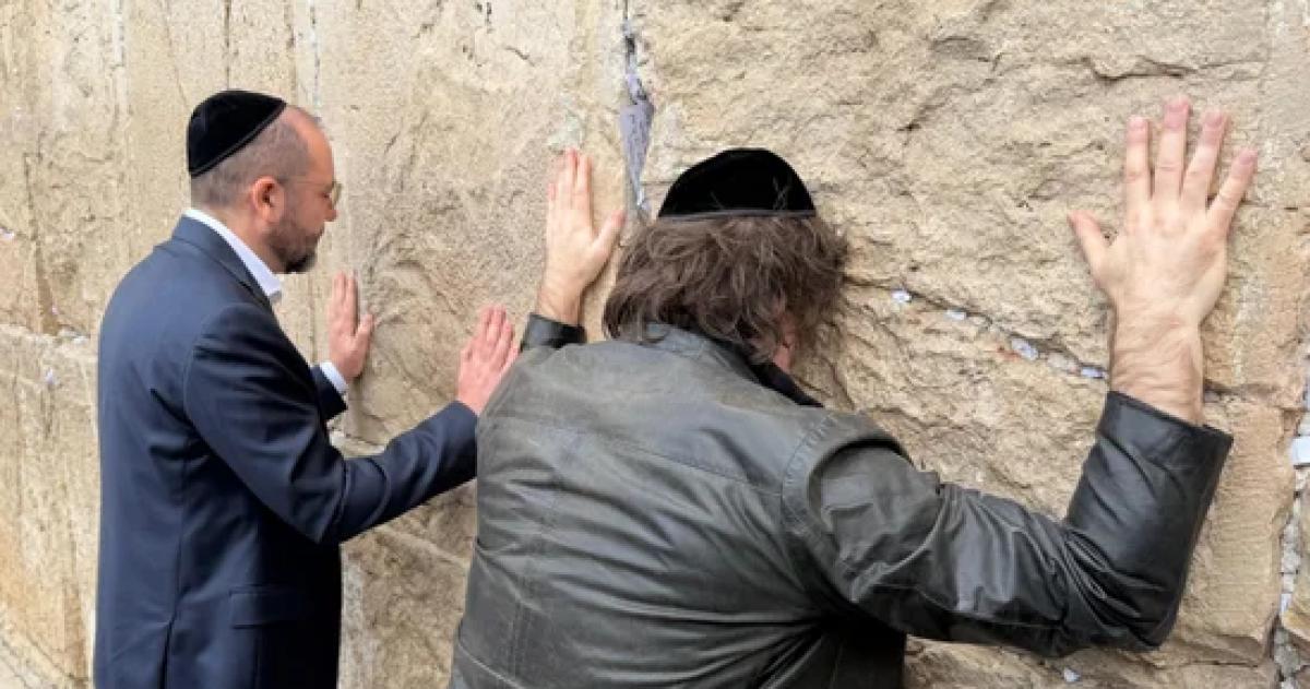 Milei inició su gira por Israel