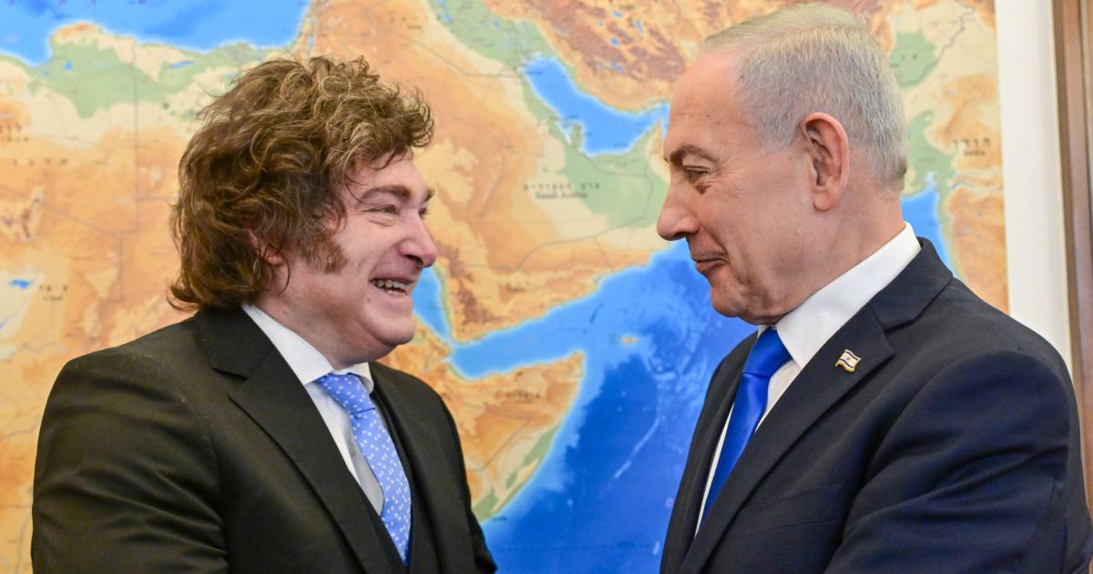 Javier Milei y Benjamin Netanyahu