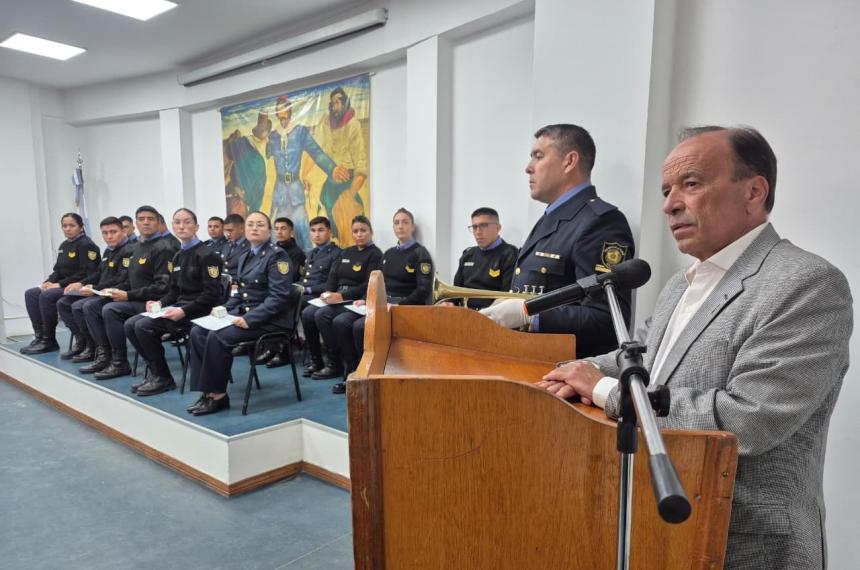 La ceremonia fue encabeza por el ministro Horacio di N�poli