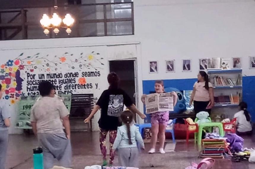 El taller de Ypga y Teatro para Infancias en Anguil