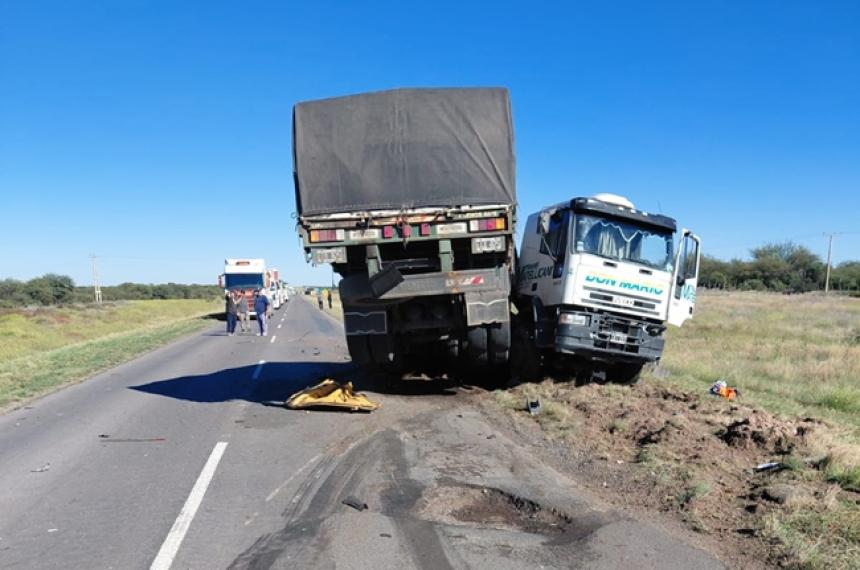 El siniestro provocó el corte del tr�nsito por la zona