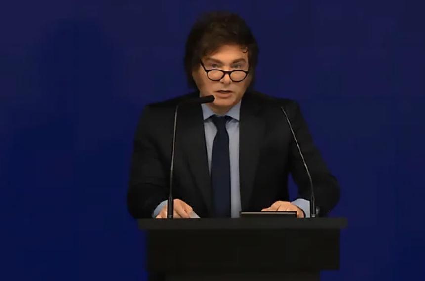 El presidente Javier Milei