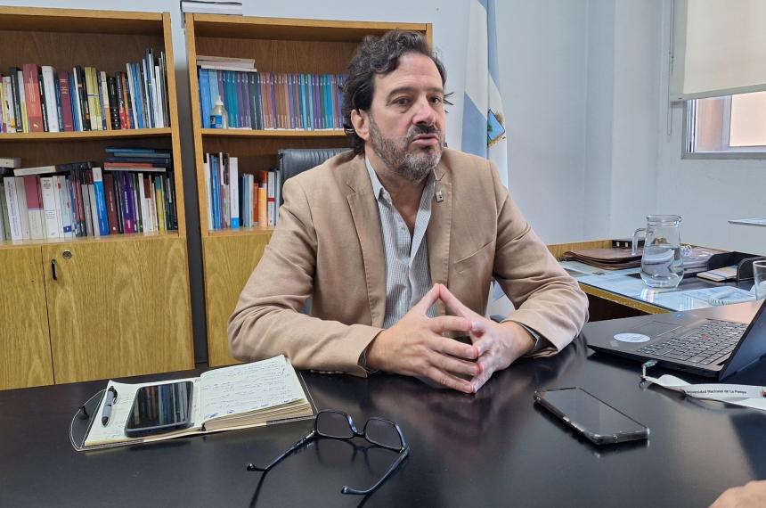 El rector electo de la UNLPam Francisco Marull