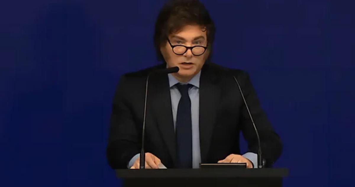 El presidente Javier Milei