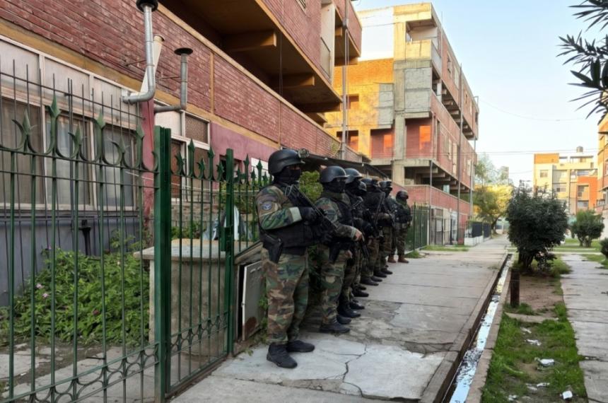 Hubo un importante despliegue policial