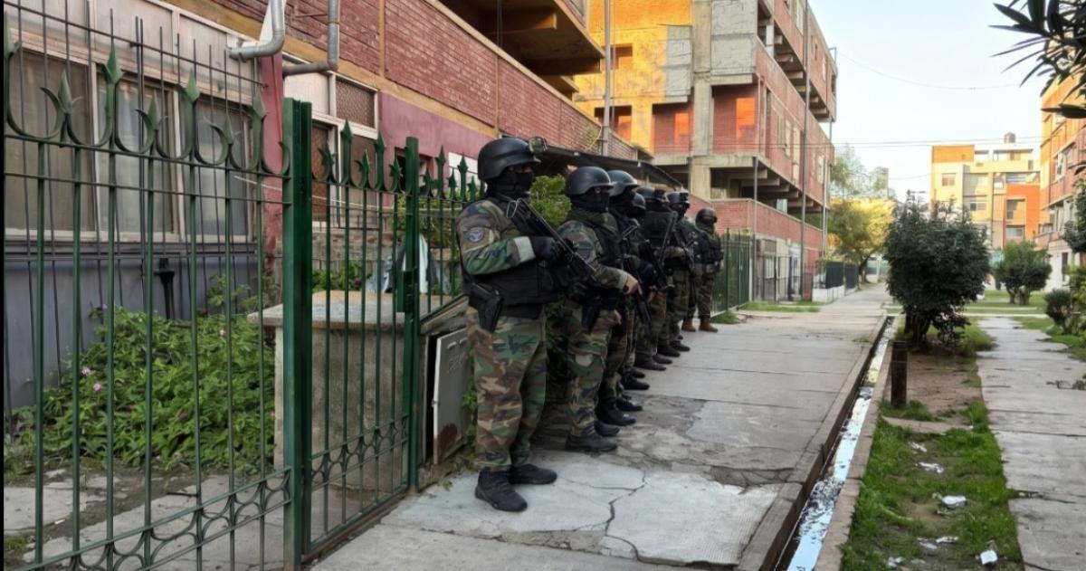 Hubo un importante despliegue policial