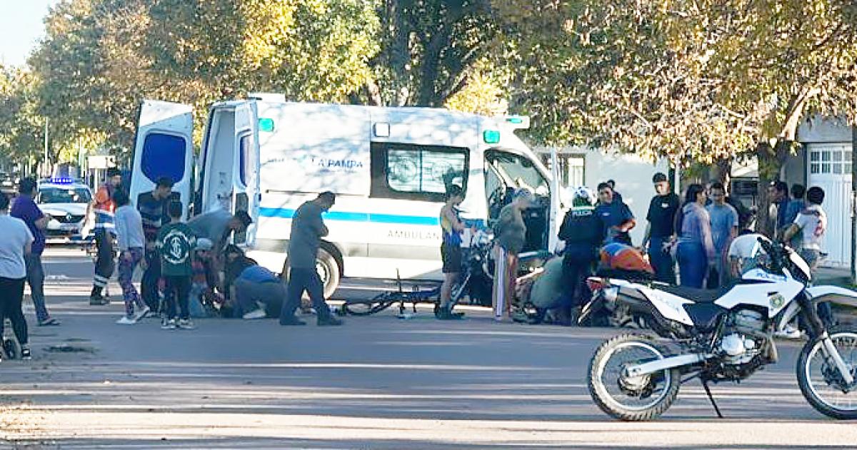 El siniestro vial ocurrió en la intersección de las calles 300 y 117
