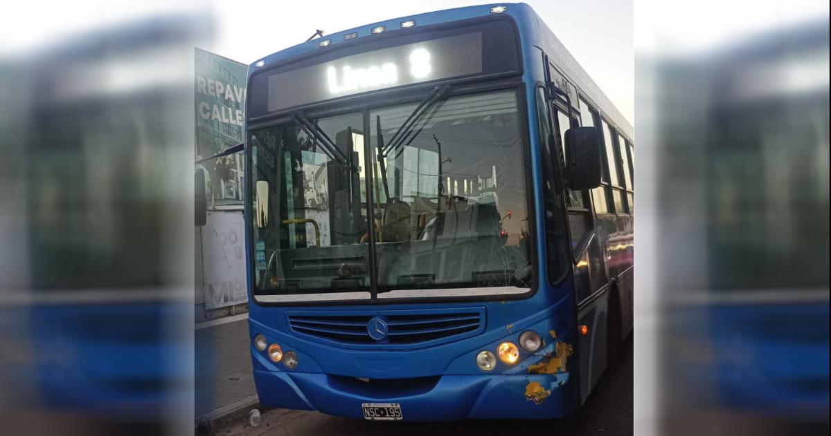 El colectivo involucrado en el incidente