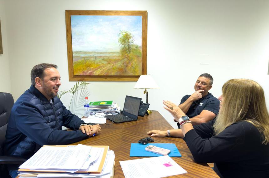 El intendente con la Fundación Guadalupe