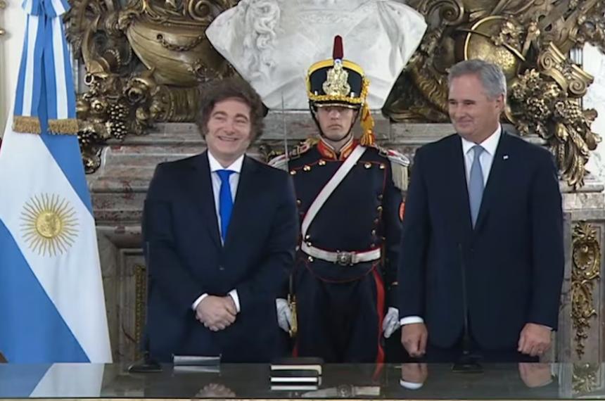 Javier Milei y Pablo Quirno defendieron la soberanía argentina sobre las Islas Malvinas