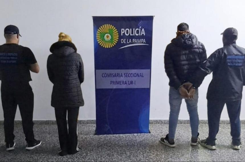 Una pareja fue detenida por robar en un local de Carnes Pampeanas