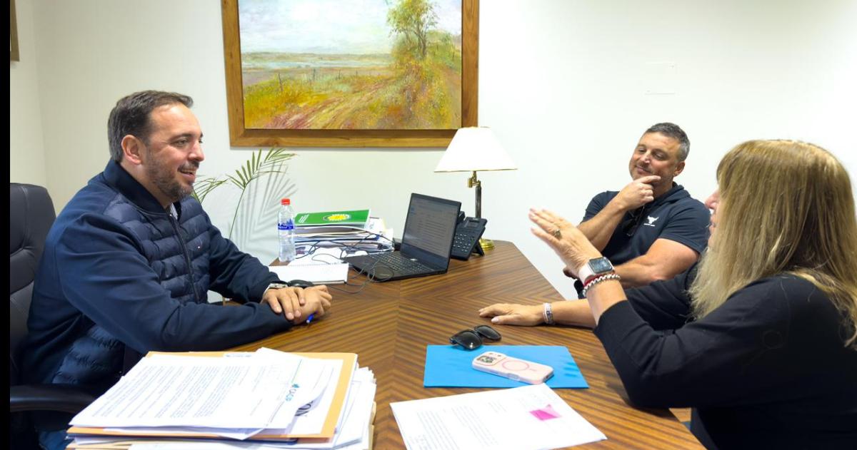 El intendente con la Fundación Guadalupe