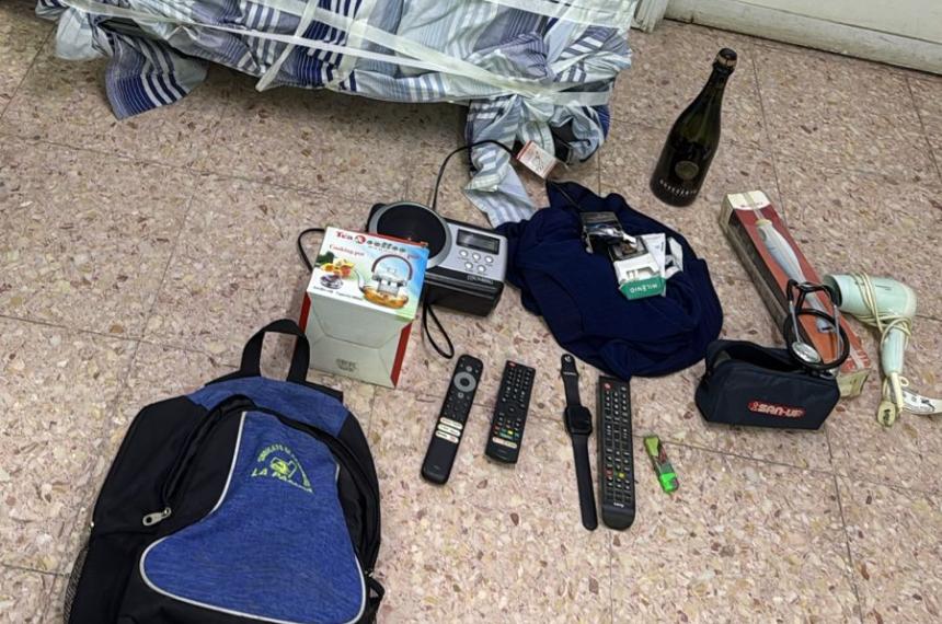 Varios de los objetos robados