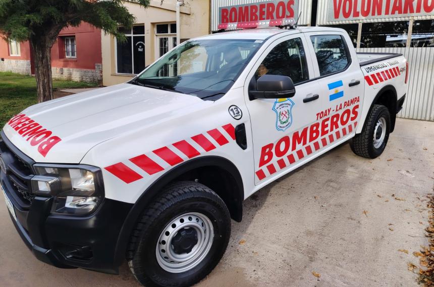 La nueva unidad que incorporaron los Bomberos de Toay