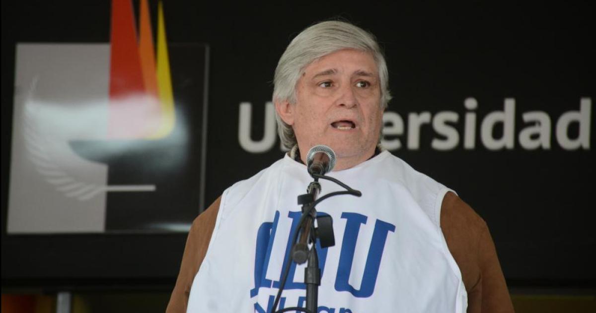 Santiago Audisio reelecto La docencia universitaria va a otra semana de paro