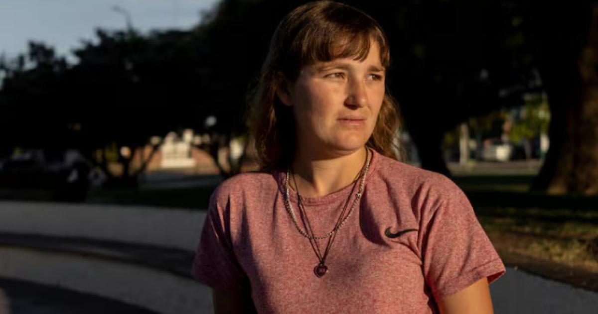 Elizabet Bueckert durante una foto tomada en la localidad de Macachin