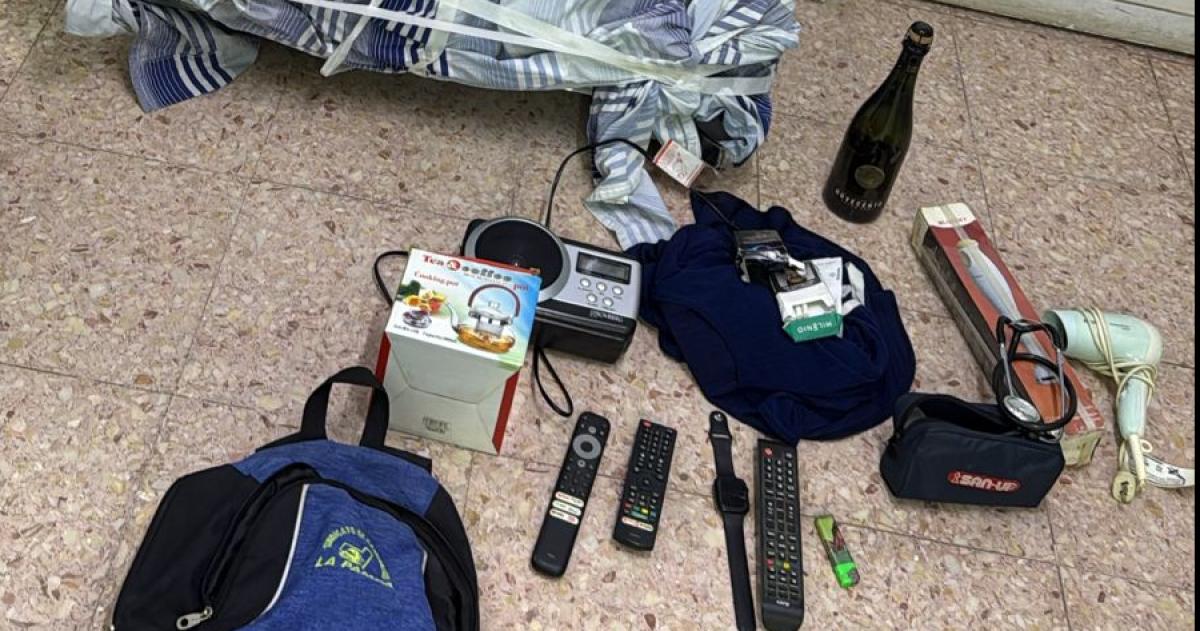 Varios de los objetos robados