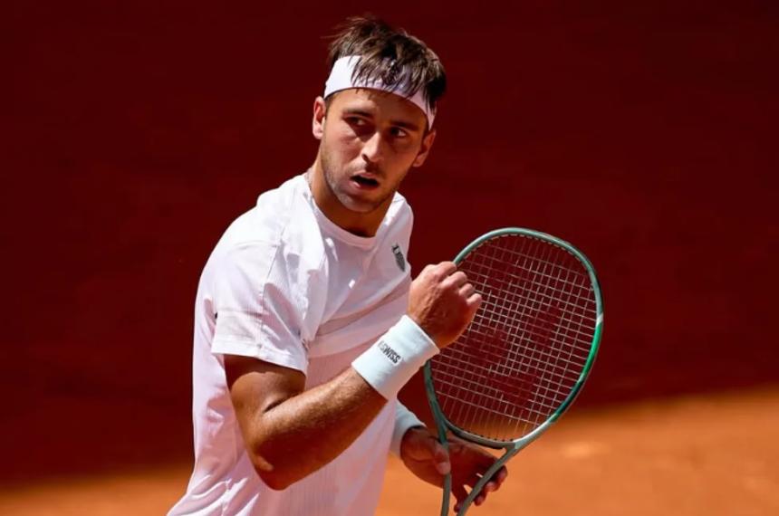 Tom�s Etcheverry durante su triunfo en tercera ronda de Madrid