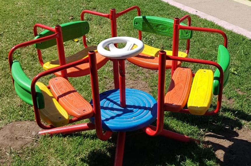 La calesita recuperada tras el robo