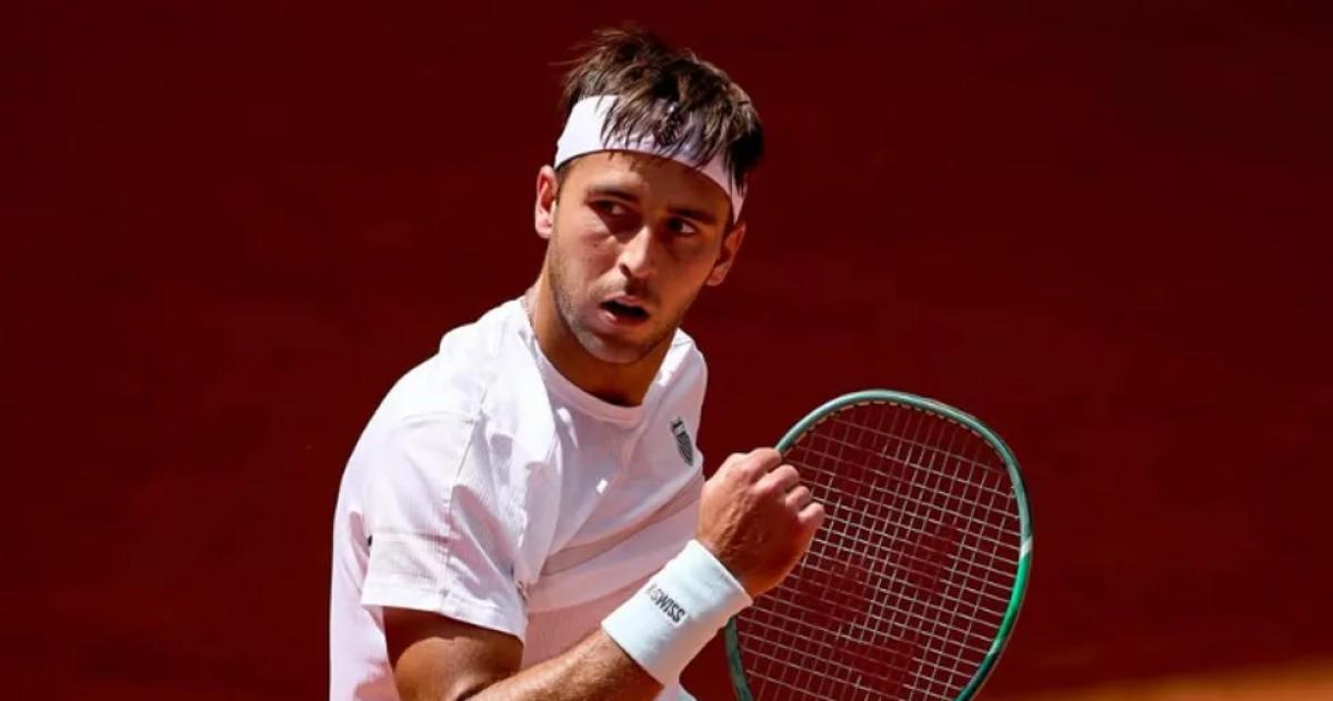 Tom�s Etcheverry durante su triunfo en tercera ronda de Madrid