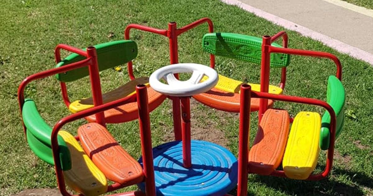 La calesita recuperada tras el robo