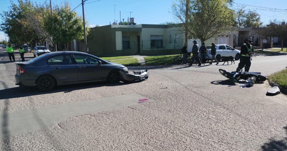 El choque en Emilio Zola y Juan XXIII